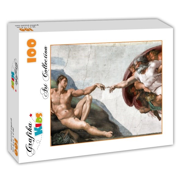 Grafika Kids (00074) - Michelangelo: "Michelangelo, 1508-1512" - 100 Teile Puzzle
