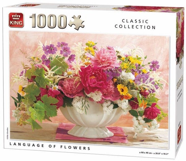 King International (05377) - "Language of Flowers" - 1000 Teile Puzzle