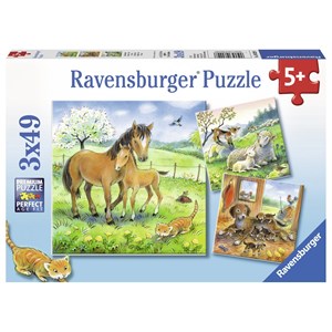 Ravensburger (08029) - "Kuschelzeit" - 49 Teile Puzzle