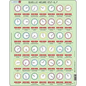 Larsen (OB7-FR) - "Wie spät ist es? - FR" - 42 Teile Puzzle
