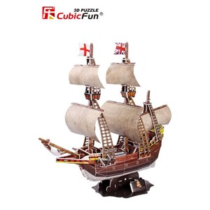 Cubic Fun (T4009H) - "May Flower" - 111 Teile Puzzle