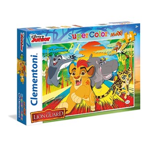 Clementoni (24056) - "Die Garde der Löwen, Episches Brüllen" - 24 Teile Puzzle