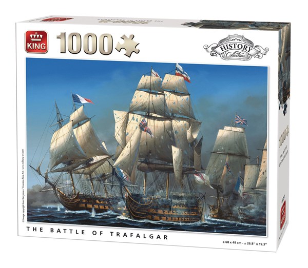 King International (05397) - "The Battle of Trafalgar" - 1000 Teile Puzzle