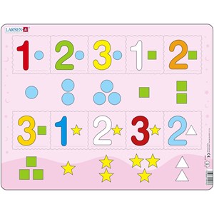 Larsen (AR16) - "Math" - 10 Teile Puzzle