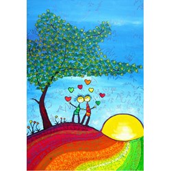 Grafika Kids (01719) - Anne Poire, Patrick Guallino: "Signes et Sillons de Bonheur" - 12 Teile Puzzle