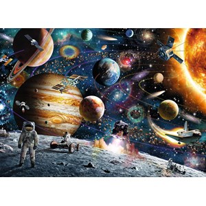 Ravensburger (09615) - Adrian Chesterman: "Outer Space" - 60 Teile Puzzle
