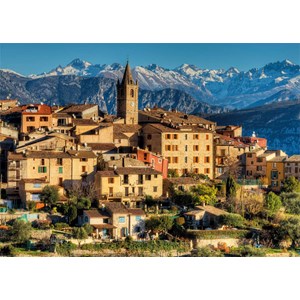 Jumbo (18831) - "Alps Near Cote d'Azur" - 1000 Teile Puzzle