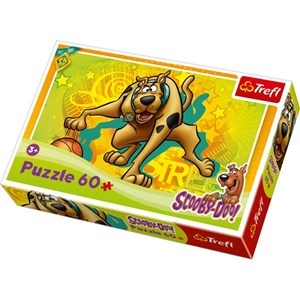 Trefl (17223) - "Scooby Doo beim Basketball" - 60 Teile Puzzle