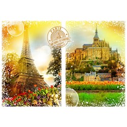 Grafika (T-00243) - "Frankreich" - 1000 Teile Puzzle