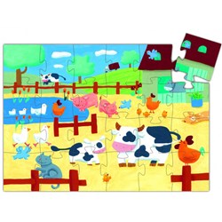 Djeco (07205) - "Cows of the Farm" - 24 Teile Puzzle