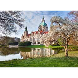 Grafika (02546) - "Neues Rathaus von Hannover" - 300 Teile Puzzle