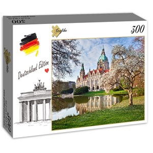 Grafika (02546) - "Neues Rathaus von Hannover" - 300 Teile Puzzle