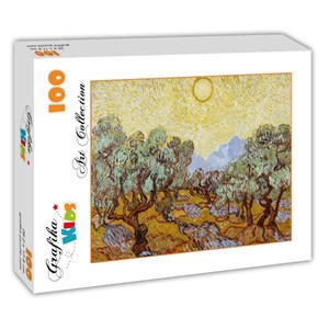 Grafika Kids (00340) - Vincent van Gogh: "Olivenbäume, 1889" - 100 Teile Puzzle