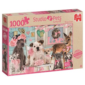 Jumbo (19352) - "Studio Pets - Wahre Liebe" - 1000 Teile Puzzle