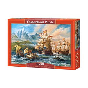 Castorland (C-151349) - "Die Abenteurer entdecken die neue Welt" - 1500 Teile Puzzle