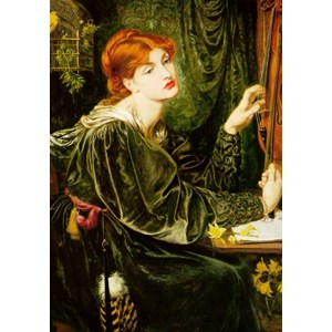 Grafika (00223) - Dante Gabriel Rossetti: "Veronica Veronese" - 1000 Teile Puzzle