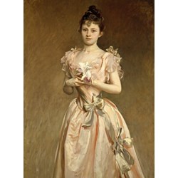 Grafika (02066) - John Singer Sargent: "Miss Grace Woodhouse, 1890" - 2000 Teile Puzzle