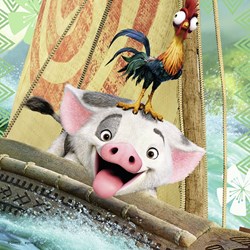 Ravensburger (08004) - "Vaiana" - 49 Teile Puzzle