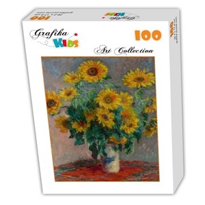 Grafika (00457) - Claude Monet: "Bouquet of Sunflowers, 1881" - 100 Teile Puzzle