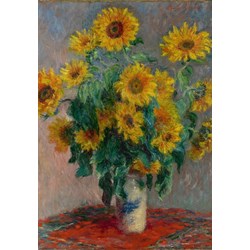 Grafika (00457) - Claude Monet: "Bouquet of Sunflowers, 1881" - 100 Teile Puzzle