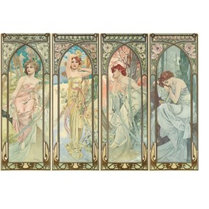Puzzle Michele Wilson (A484-350) - Alphonse Mucha: "Alfons Mucha" - 350 Teile Puzzle
