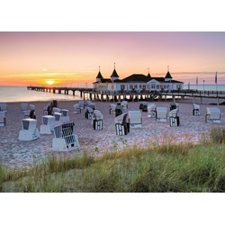 Ravensburger (19112) - "Ostseebad Ahlbeck, Usedom" - 1000 Teile Puzzle