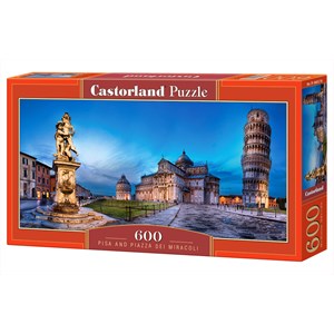 Castorland (B-060276) - "Domplatz der toskanischen Stadt Pisa" - 600 Teile Puzzle