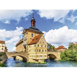 Ravensburger (13651) - "Altes Rathaus in Bamberg" - 500 Teile Puzzle