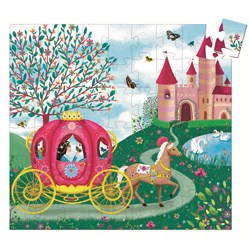 Djeco (07254) - "Elise's Coach" - 54 Teile Puzzle