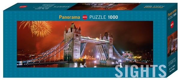 Heye (29806) - Stefanie Steinmayer: "Tower Bridge bei Nacht" - 1000 Teile Puzzle
