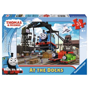 Ravensburger (08730) - "At the Docks" - 35 Teile Puzzle