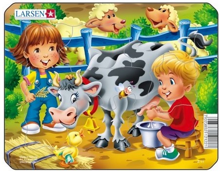 Larsen (Z11-4) - "Cow" - 9 Teile Puzzle