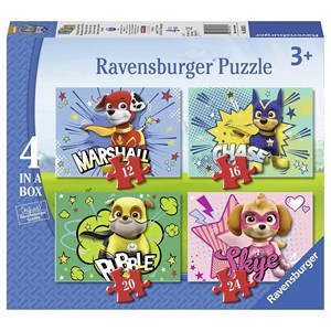 Ravensburger (06923) - "Paw Patrol" - 12 16 20 24 Teile Puzzle