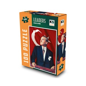 KS Games (11170) - "Bayrak Ve Atatürk" - 100 Teile Puzzle