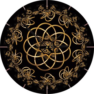 Art Puzzle (4147) - "Puzzleuhr, Spiralen" - 570 Teile Puzzle