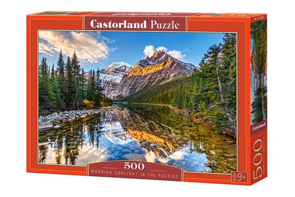 Castorland (B-52455) - "Morgengrauen in den Rocky Mountains" - 500 Teile Puzzle
