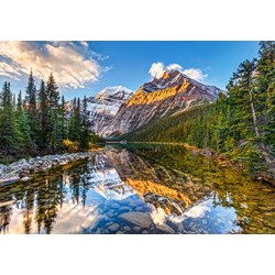 Castorland (B-52455) - "Morgengrauen in den Rocky Mountains" - 500 Teile Puzzle