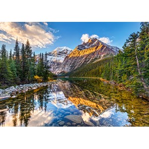 Castorland (B-52455) - "Morgengrauen in den Rocky Mountains" - 500 Teile Puzzle