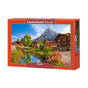 Castorland (B-52363) - "Kandersteg in der Schweiz" - 500 Teile Puzzle