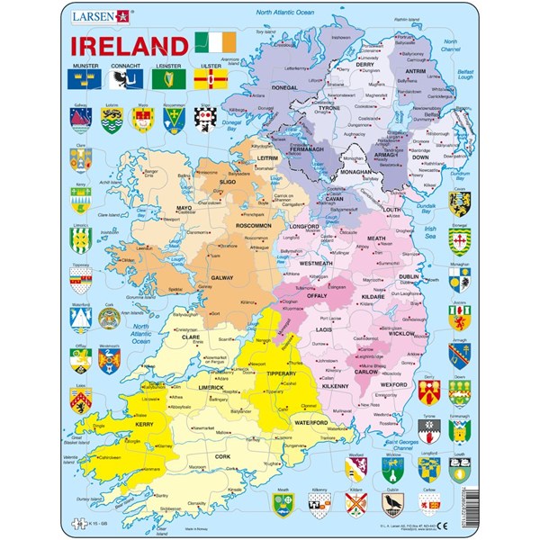 Larsen (K15) - "Irland" - 48 Teile Puzzle