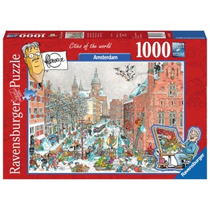Ravensburger (19789) - "Amsterdam in Winter" - 1000 Teile Puzzle