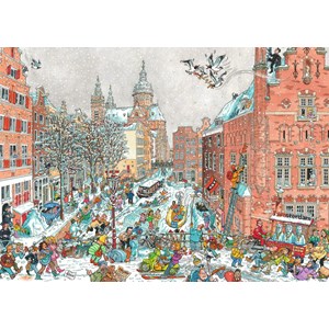 Ravensburger (19789) - "Amsterdam in Winter" - 1000 Teile Puzzle