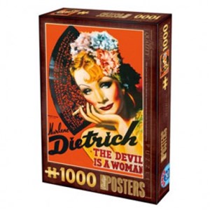 D-Toys (67555-VP10) - "Marlene Dietrich, The Devil is a Woman" - 1000 Teile Puzzle