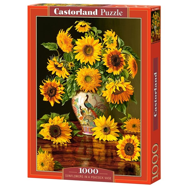 Castorland (C-103843) - "Sonnenblumen in einer Vase" - 1000 Teile Puzzle
