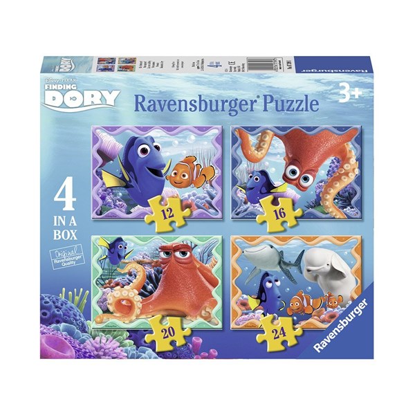 Ravensburger (07399) - "Findet Dorie" - 12 16 20 24 Teile Puzzle