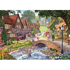 Gibsons (G5045) - Steve Crisp: "Summer Days & Snowflakes" - 500 Teile Puzzle