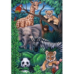 Ravensburger (08601) - "Tiere aus dem Dschungel" - 35 Teile Puzzle