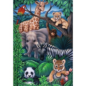 Ravensburger (08601) - "Tiere aus dem Dschungel" - 35 Teile Puzzle