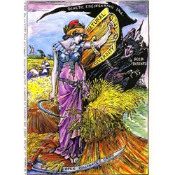 Grafika (00508) - "Affiche Genetic Engineering Inc., 1898" - 2000 Teile Puzzle