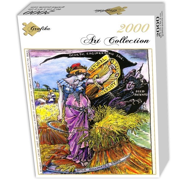 Grafika (00508) - "Affiche Genetic Engineering Inc., 1898" - 2000 Teile Puzzle